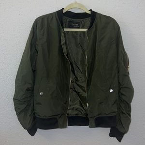 Women’s Army Green Bomber Jacket